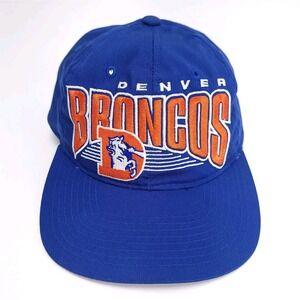 Vintage 90's Denver‎ Broncos STARTER Hat Cap Snap Back Team NFL Embroidered